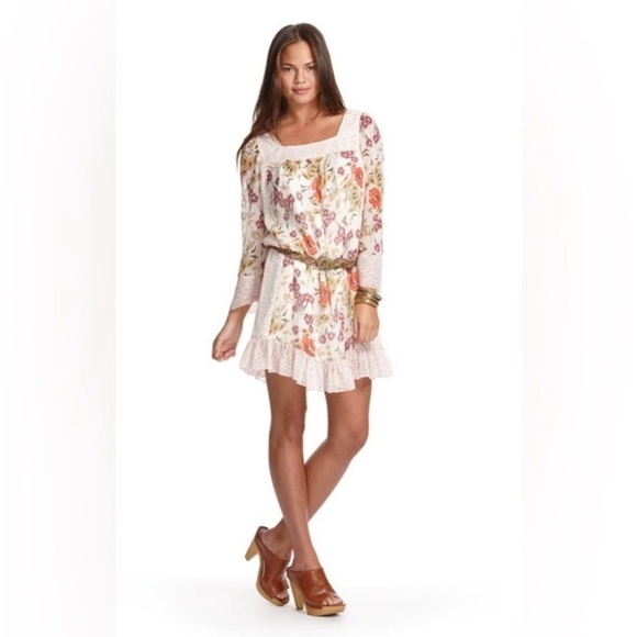 Jovovich Hawk Floral Boho Dress Size M - Picture 1 of 5